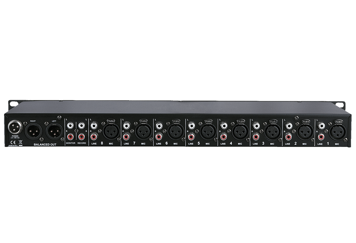 DAP-Audio Compact 8.1 8-Kanal Installationsmixer