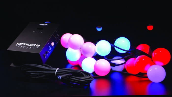 Showtec Festoonlight Q4 Booster, 4 - 6 Lichtketten