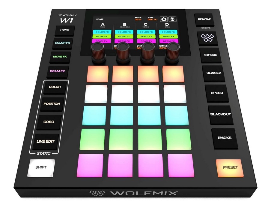 Wolfmix W1MK2 Stand Alone DMX Light-Mixer