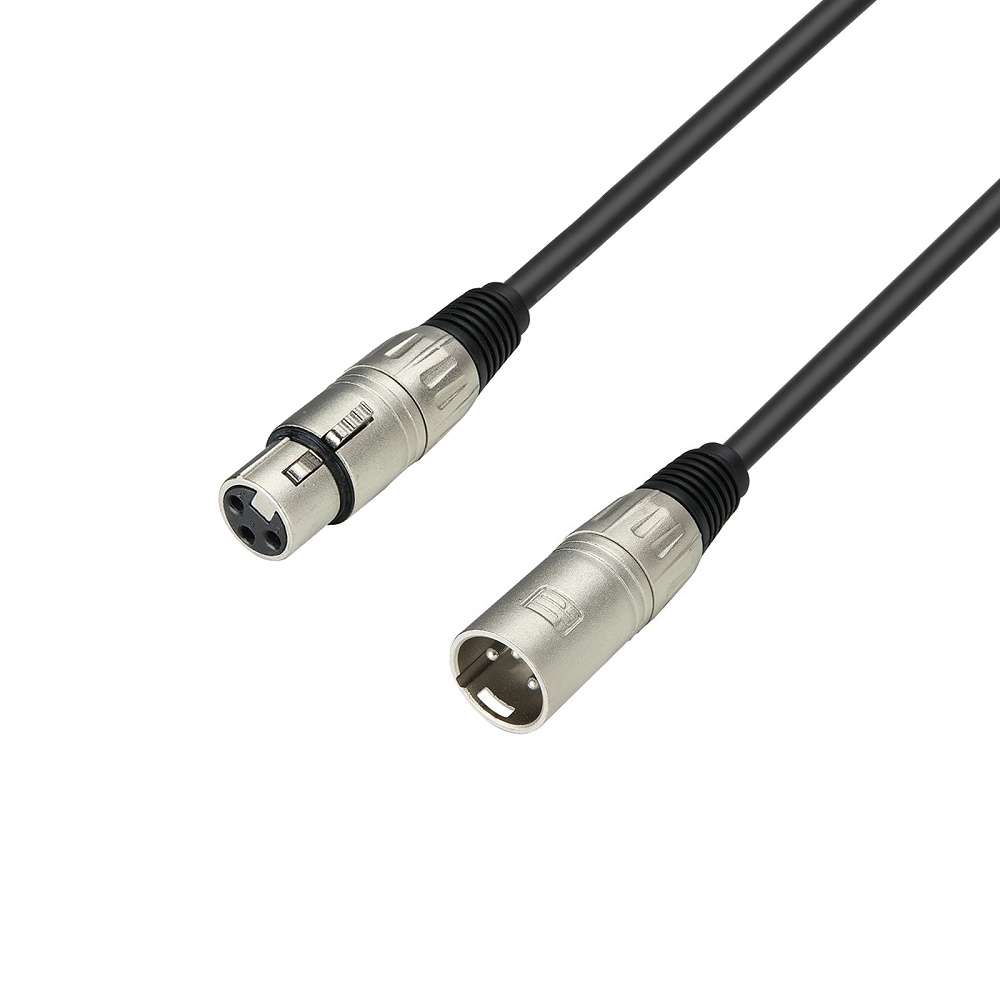 Adam Hall 3 Star Mikrokabel XLR male/female 0,5 M.