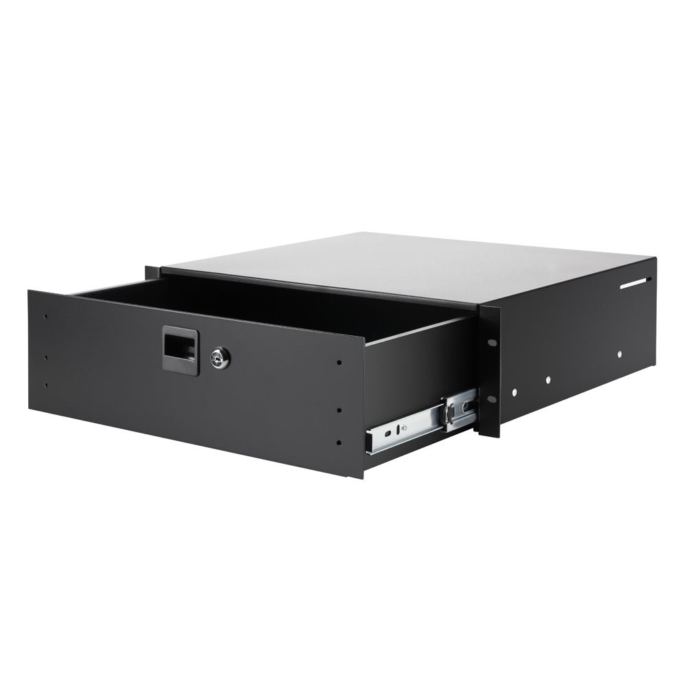Adam Hall 19 Zoll Rackschublade 3HE Aluminium