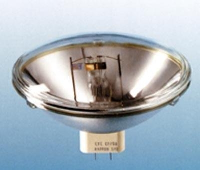 4x PAR64 Gehäuse mit 1000 Watt Spot Lampen,Chrom