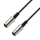 Adam Hall 3 Star Serie MIDI Kabel 3 M.schwarz 5pol