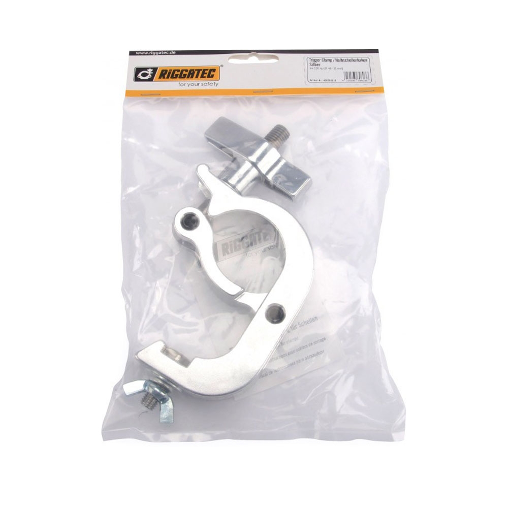 RIGGATEC 400200030 Trigger Clamp silber bis 250kg