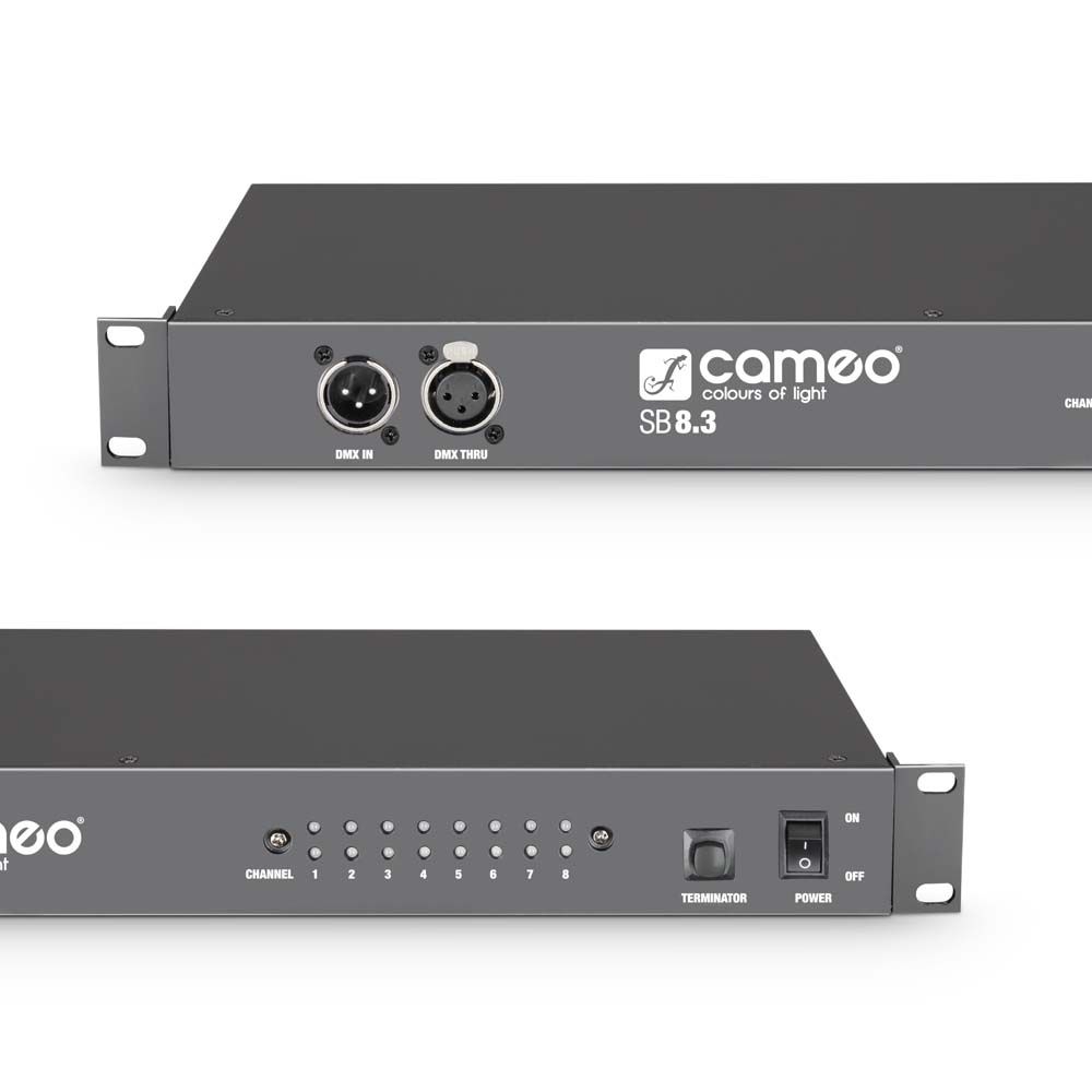 Cameo SB8.3 - 8-Kanal DMX Splitter/Booster (3-Pol)