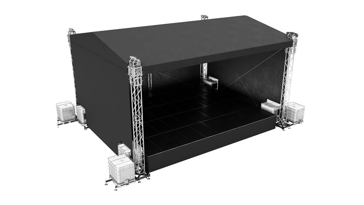 Global Truss Double Pitch Roof 10x8 Traversensyste