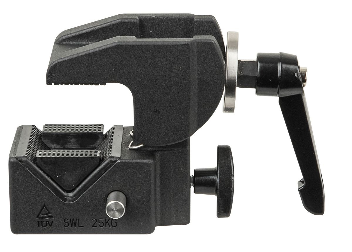Showtec Multigrip Clamp Schwarz TÜœV bis 25kg SWL
