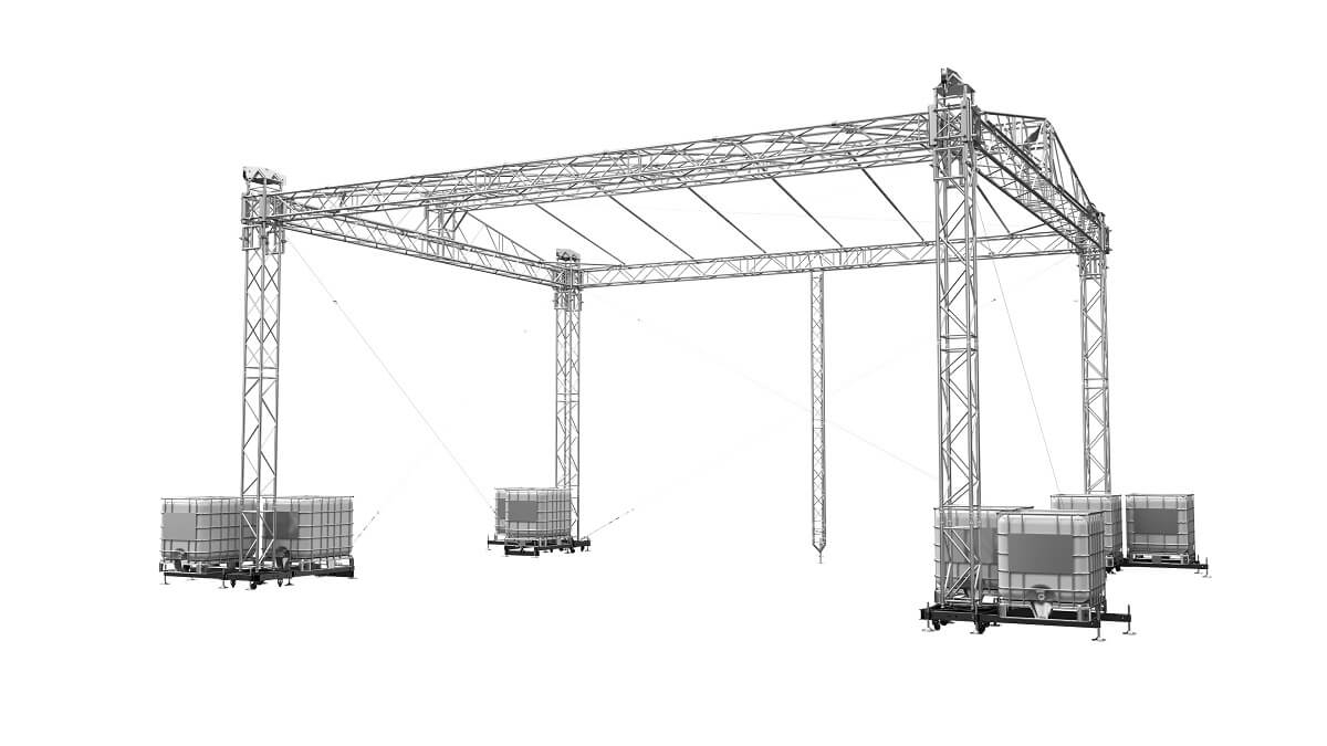 Global Truss Double Pitch Roof 10x8 Traversensyste