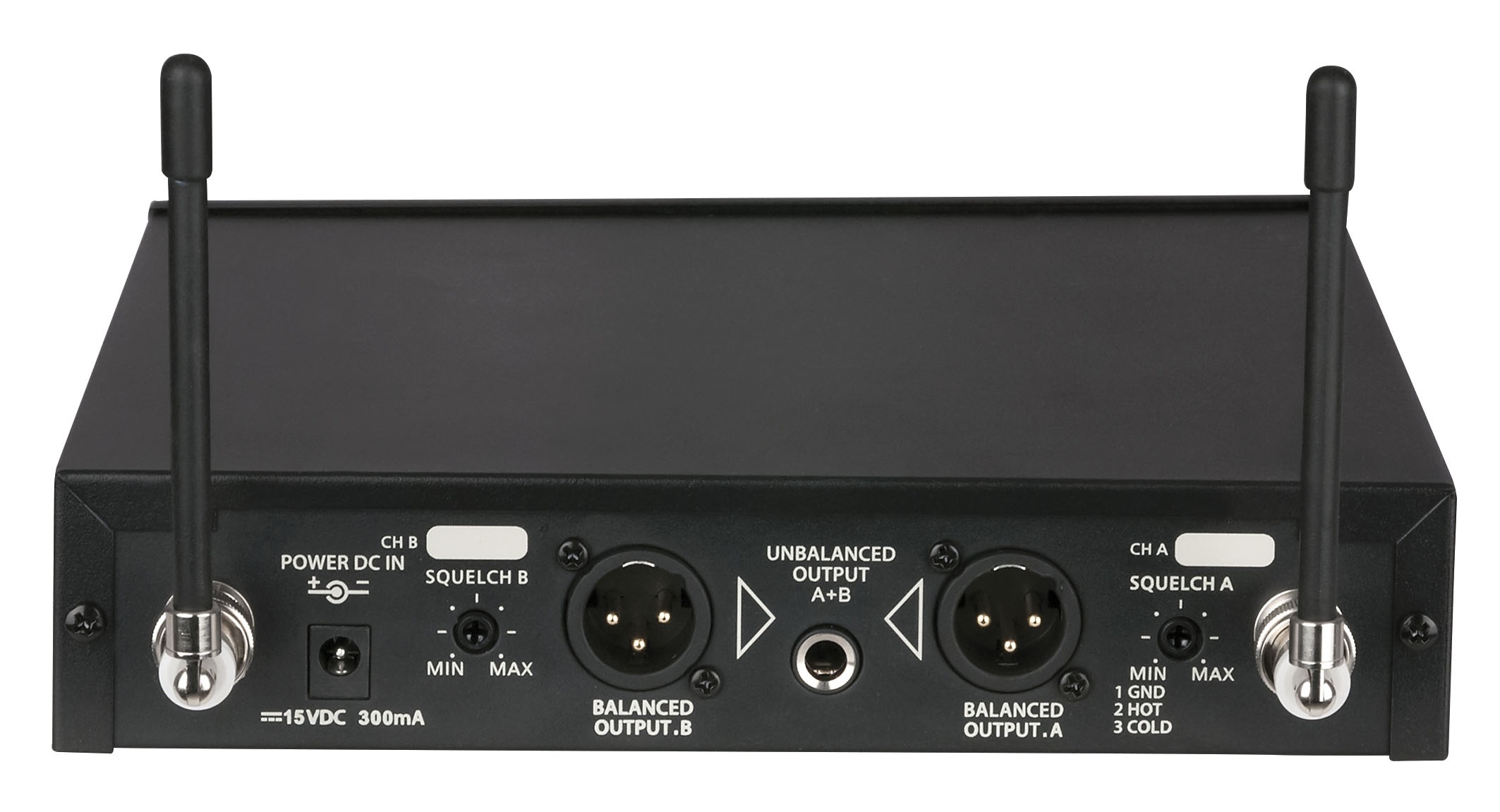 DAP-Audio COM-42 2Ch Handheld Set UHF Wireless Mic