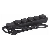 Showtec Multisocket Schuko 5-way IP-20, 16A max.
