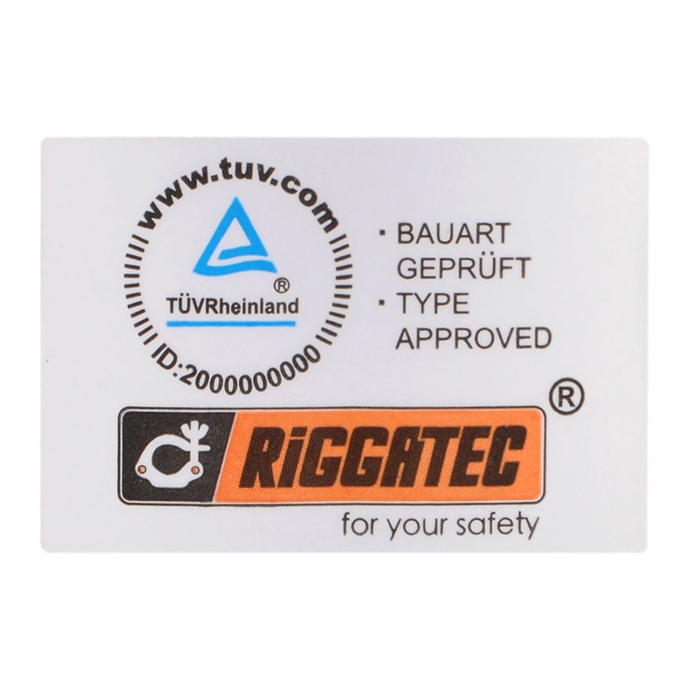 RIGGATEC 400200030 Trigger Clamp silber bis 250kg