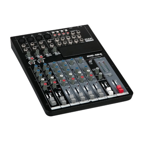 DAP-Audio GIG-104C 10-Kanal-Live-Mixer mit Dynamic