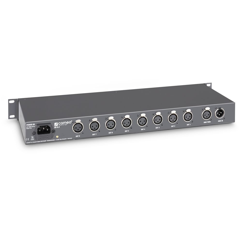 Cameo SB8.3 - 8-Kanal DMX Splitter/Booster (3-Pol)