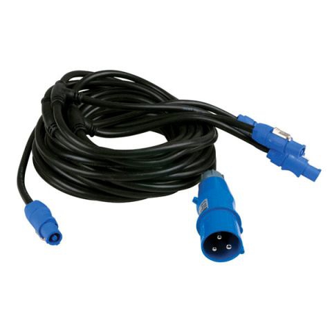 DMT Powercable P12,5 10m 6x Powercon out