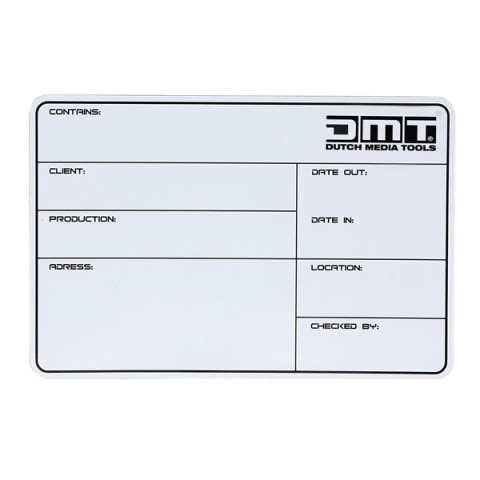 DMT Flightcase Label