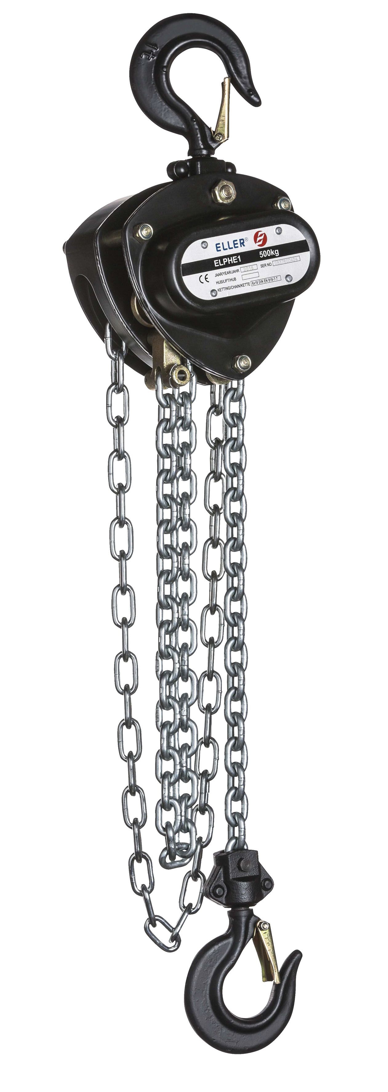 Eller Chainhoist 500kg VBG-8 economy 10 Meter