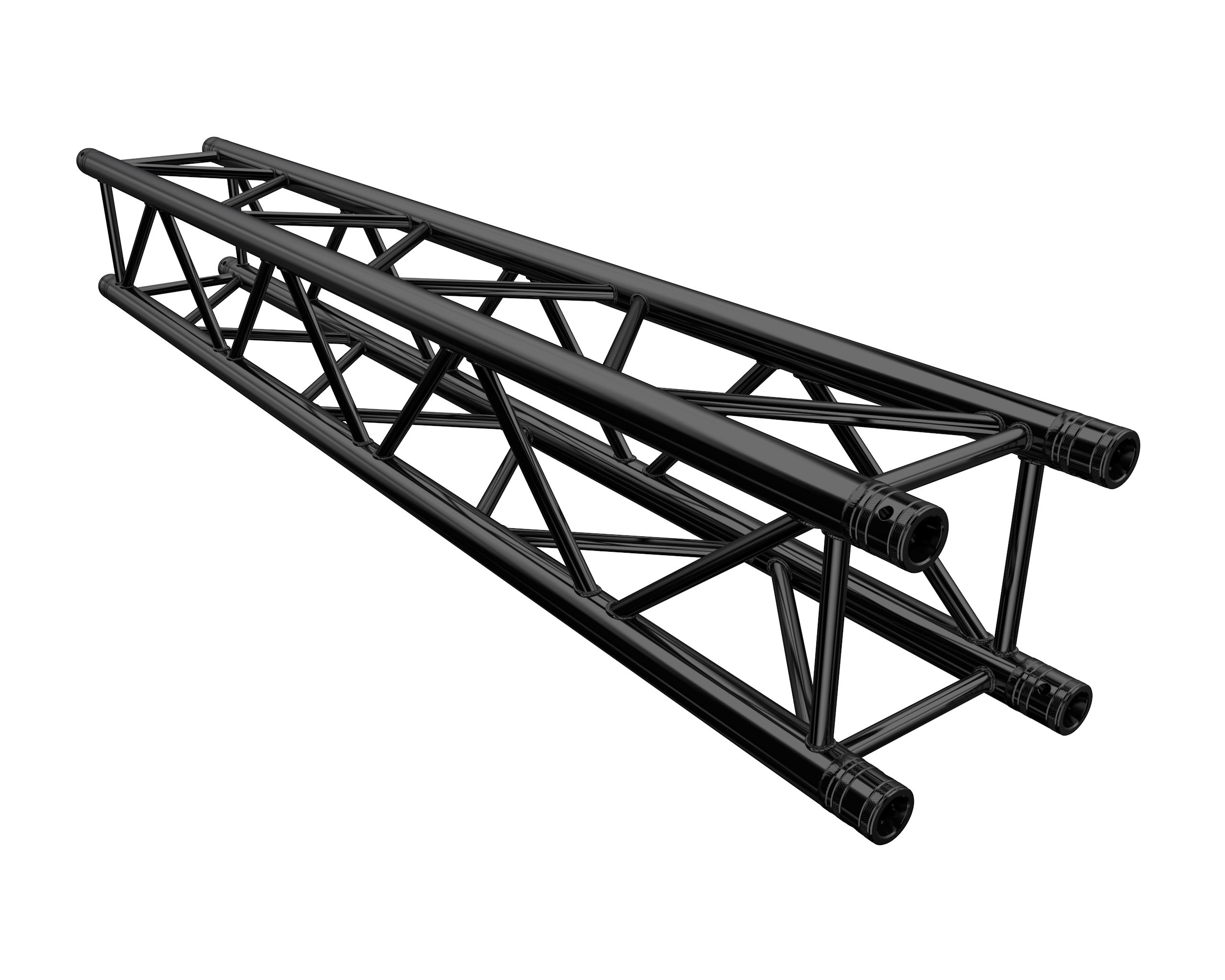 Global Truss F34 200cm schwarz mit Verbinder