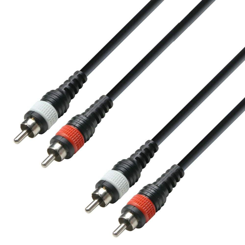 Adam Hall Cables K3TCC0300M 2xChinch/2xChinch 3 M.