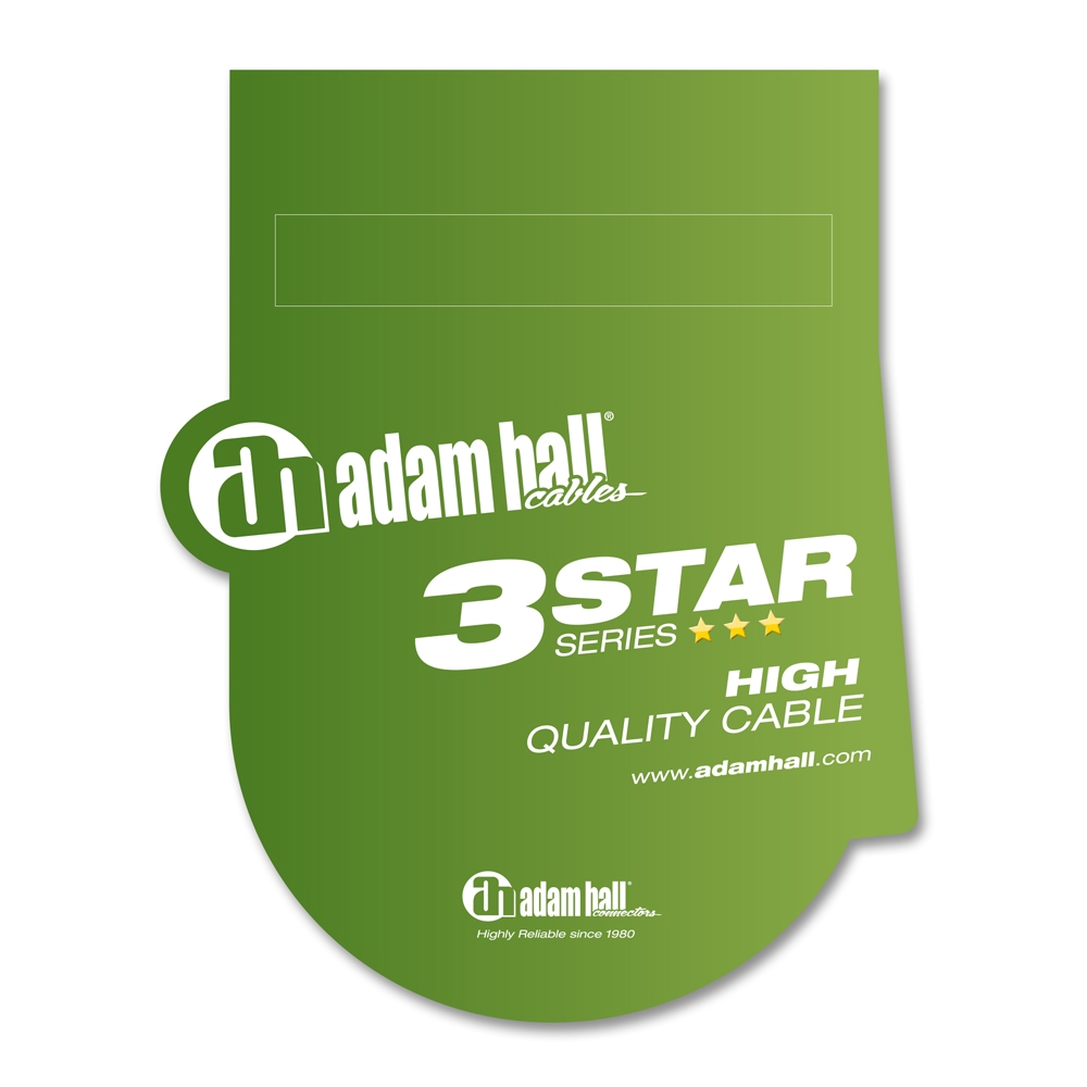 Adam Hall 3Star Mikrokabel XLR m./6,3mm Mono 6 M.