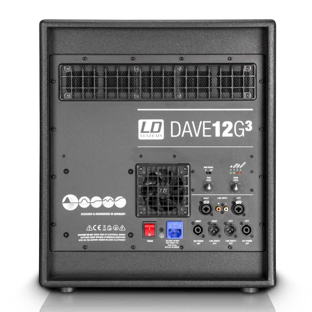 LD Systems Dave 12 G3 Kompaktes 12 Zoll PA System