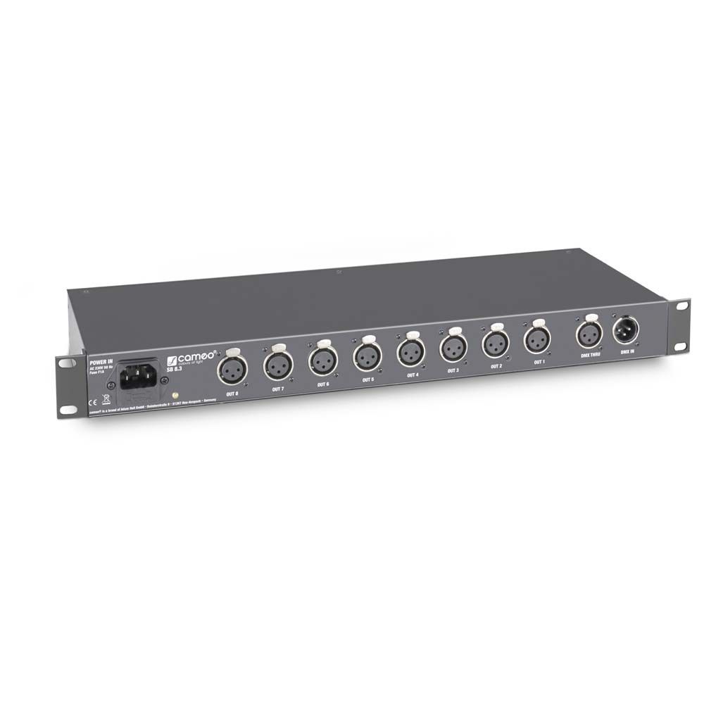 Cameo SB8.3 - 8-Kanal DMX Splitter/Booster (3-Pol)