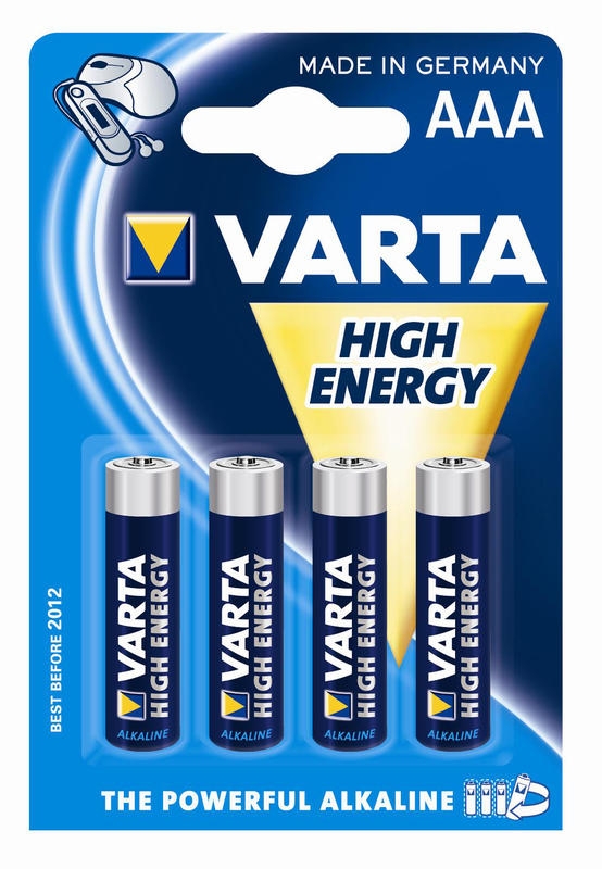 Batterie VARTA AAA Micro Alkaline LR03