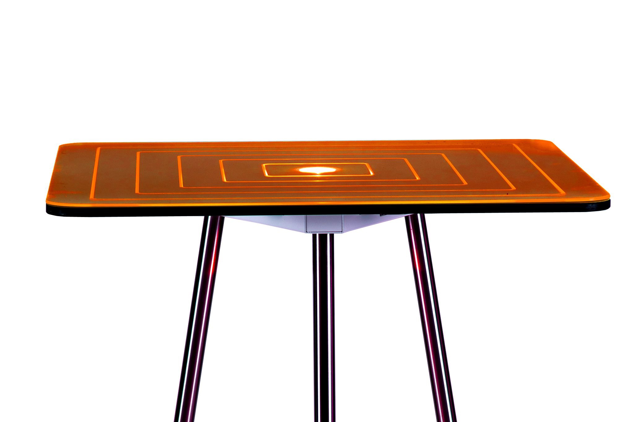 Led Table LightDisc 75Q Acrylglasscheibe eckig