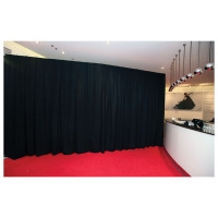 P&D curtain - Medium Gloss Satin Pleated, 30