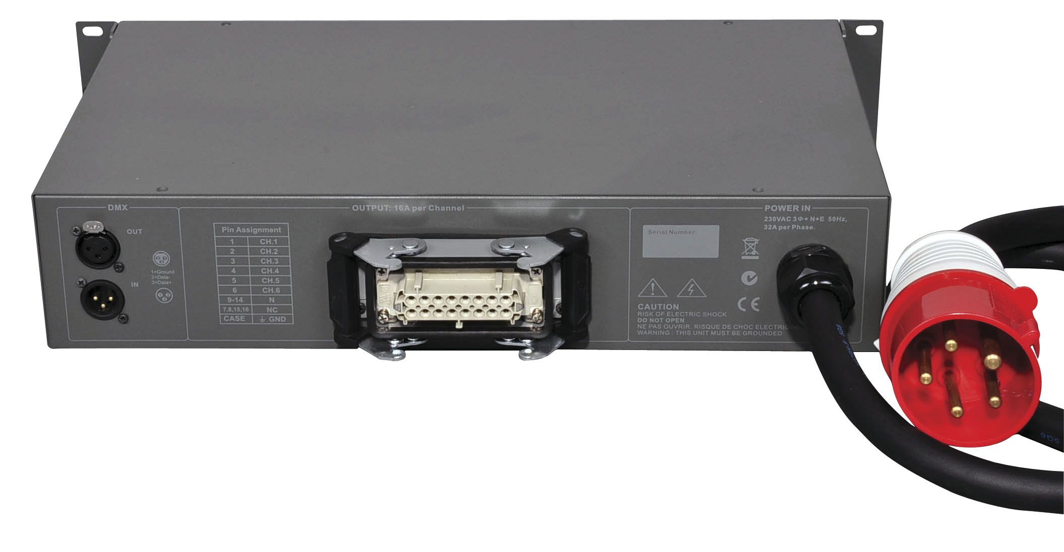 Showtec DDP-610M, 6 Kanal