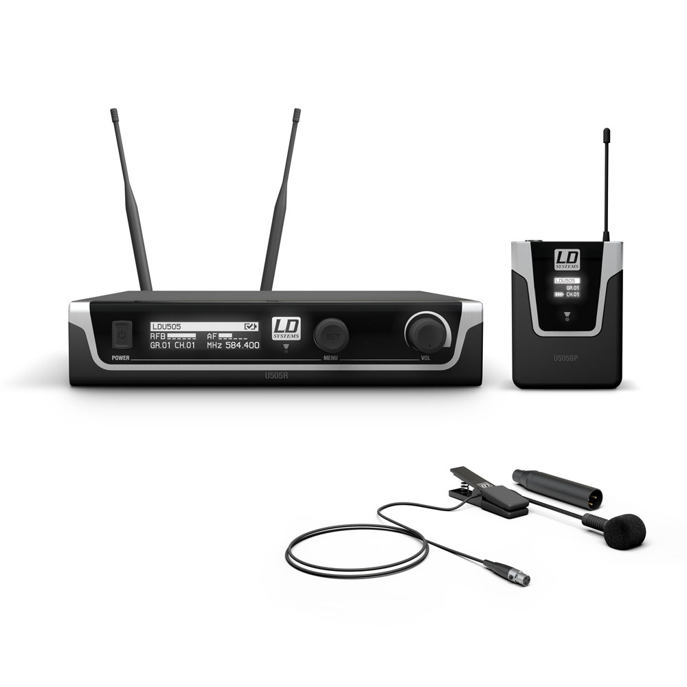 LD Systems U505BPW Funkset: Bodypack+Blasmikro
