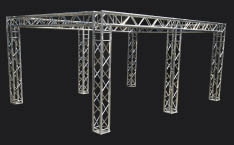 4 Punkt F-34 M-Stand (11,5 x 6,0 x 3,5 Meter)