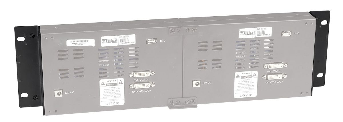 DMT 19 Zoll Halter für 2x DLD-84, 8.4 Zoll Display