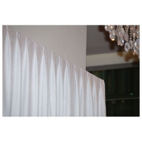 P&D curtain - Medium Gloss Satin Pleated, 30