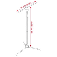 DAP Microphone Stand Ergo1 905-1600mm
