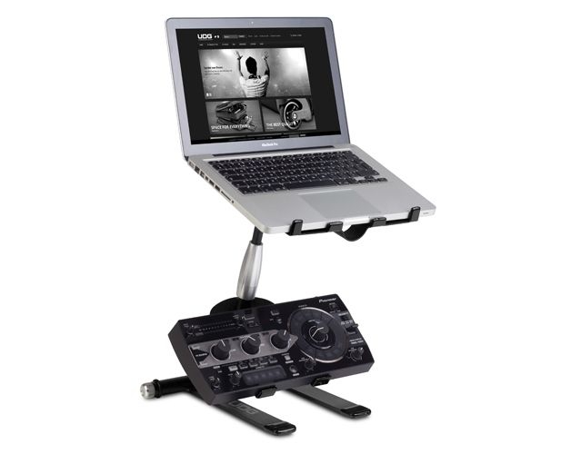 UDG Laptop-/ Controller Stand Aluminium Black