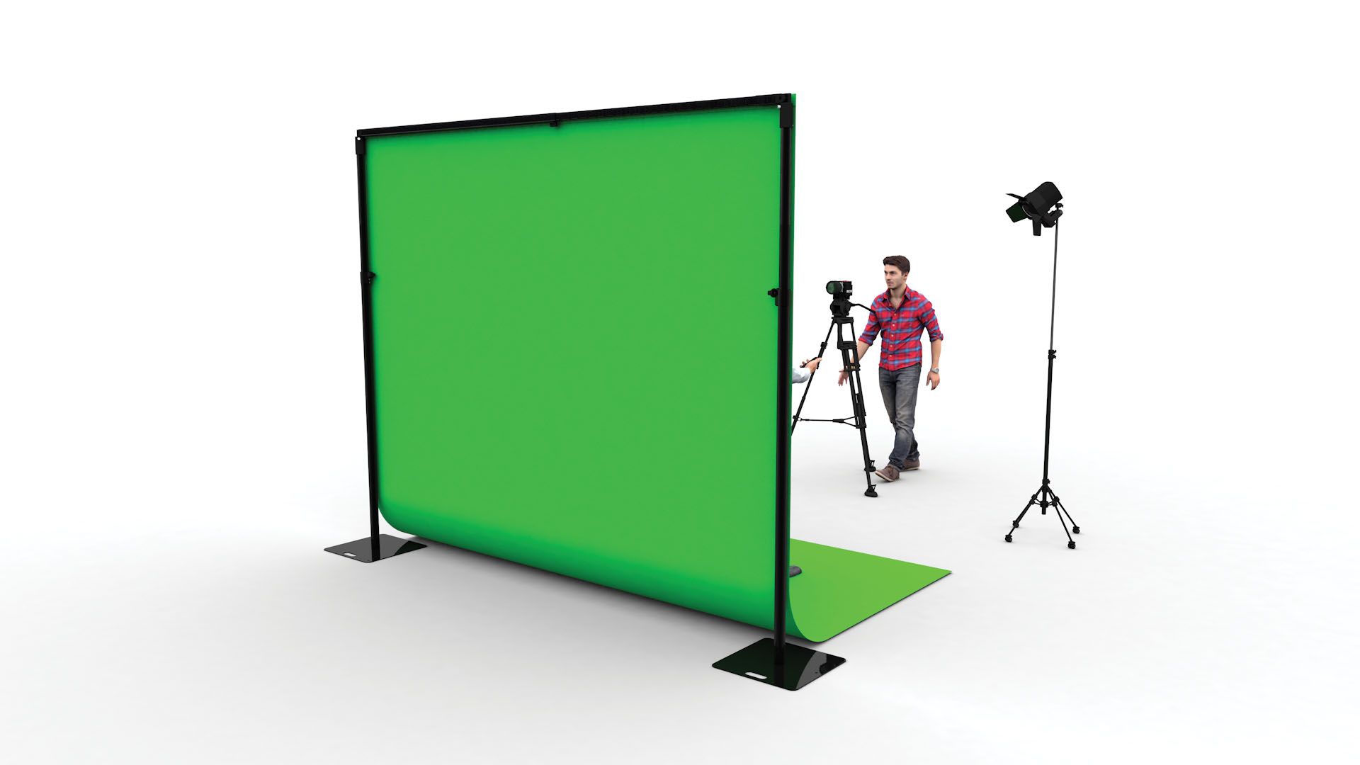 Wentex P&D Chromakey Curtain 3 m x 2,9 m