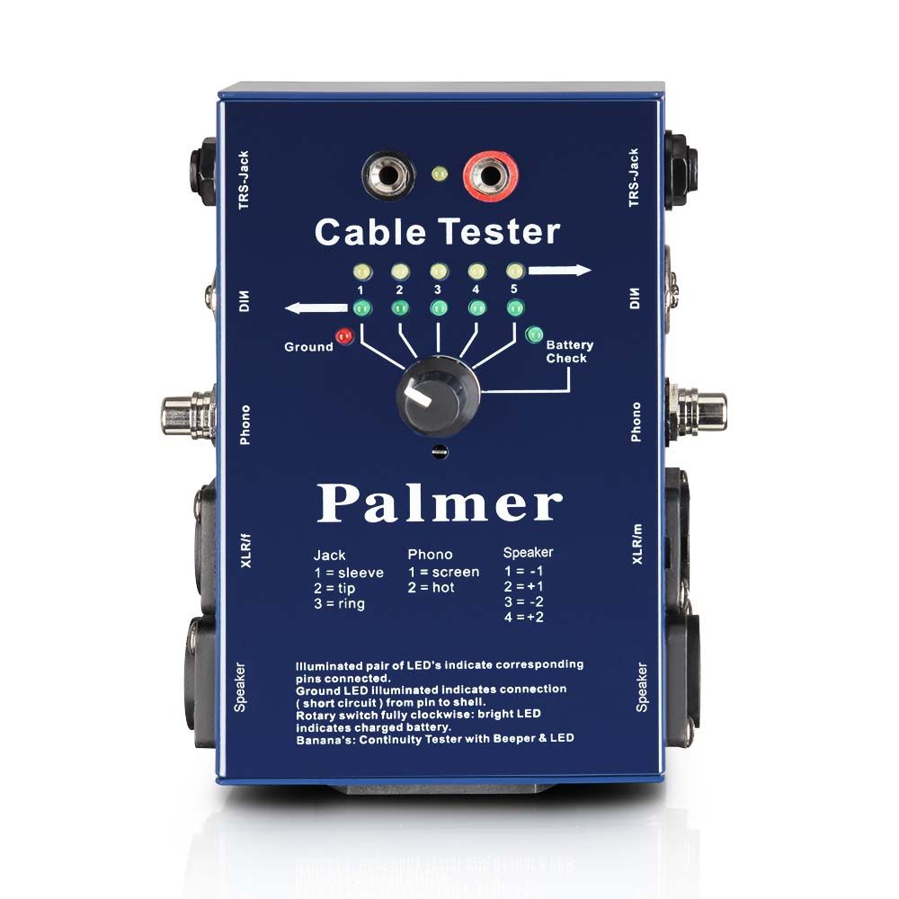 Palmer Pro AHMCT8, Kabeltester