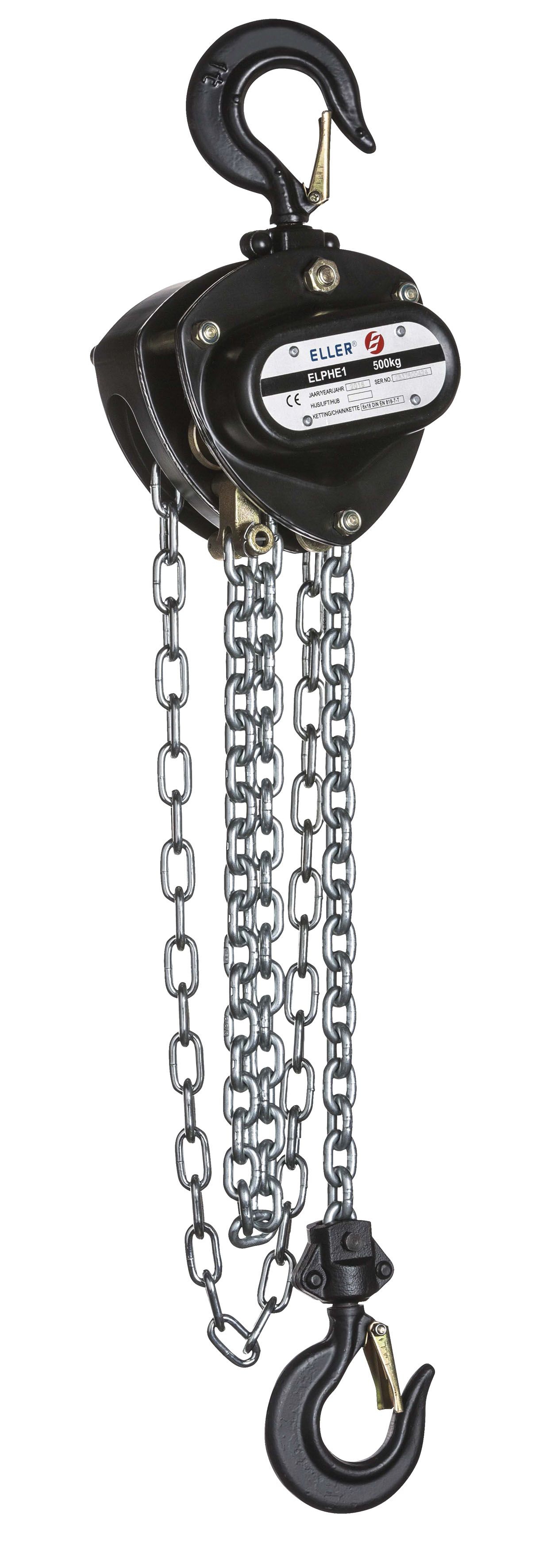 Eller Chainhoist 1000kg VBG-8 economy 10 Meter