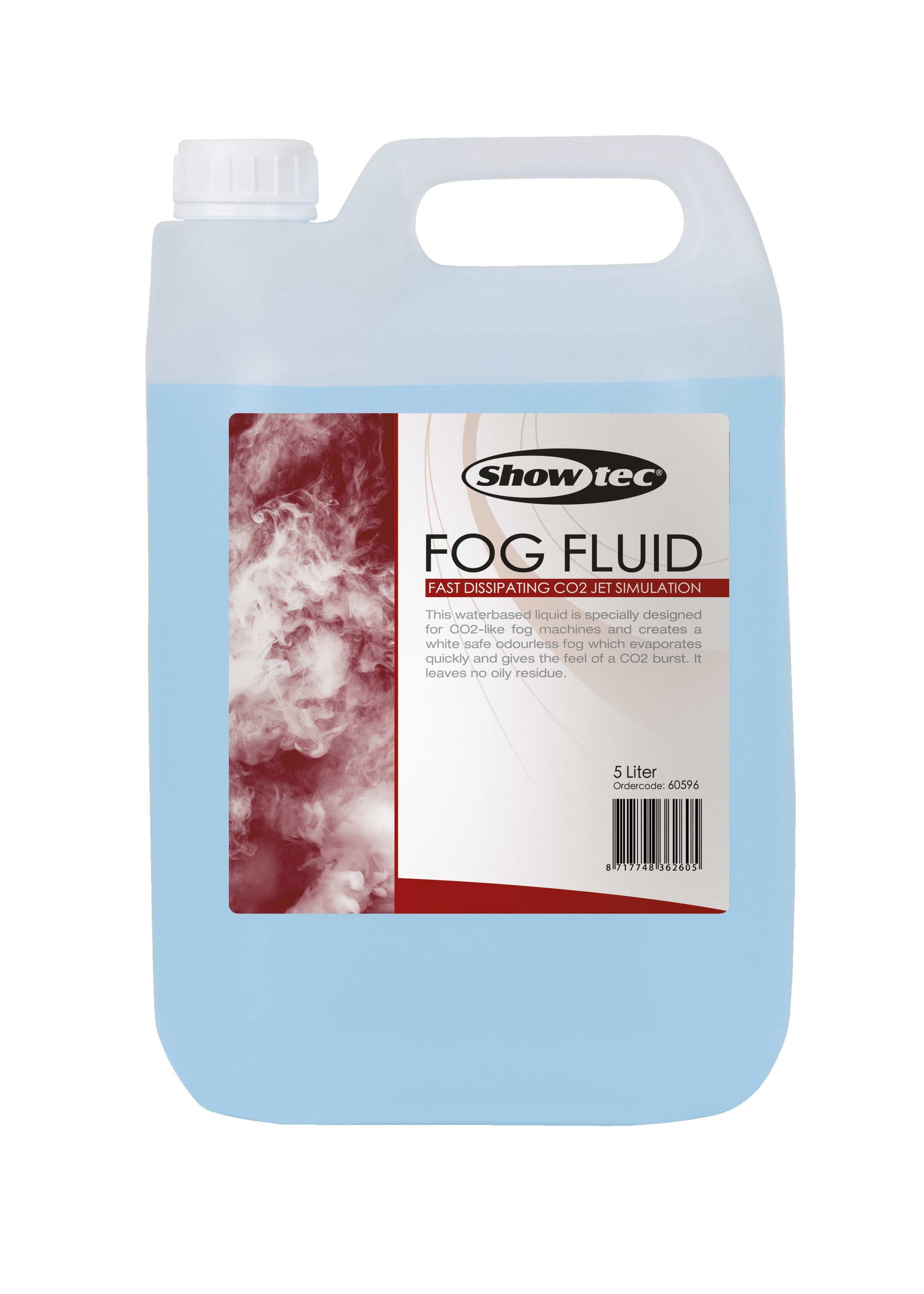 Showtec Nebelfluid, Fast C02 - 5 Liter