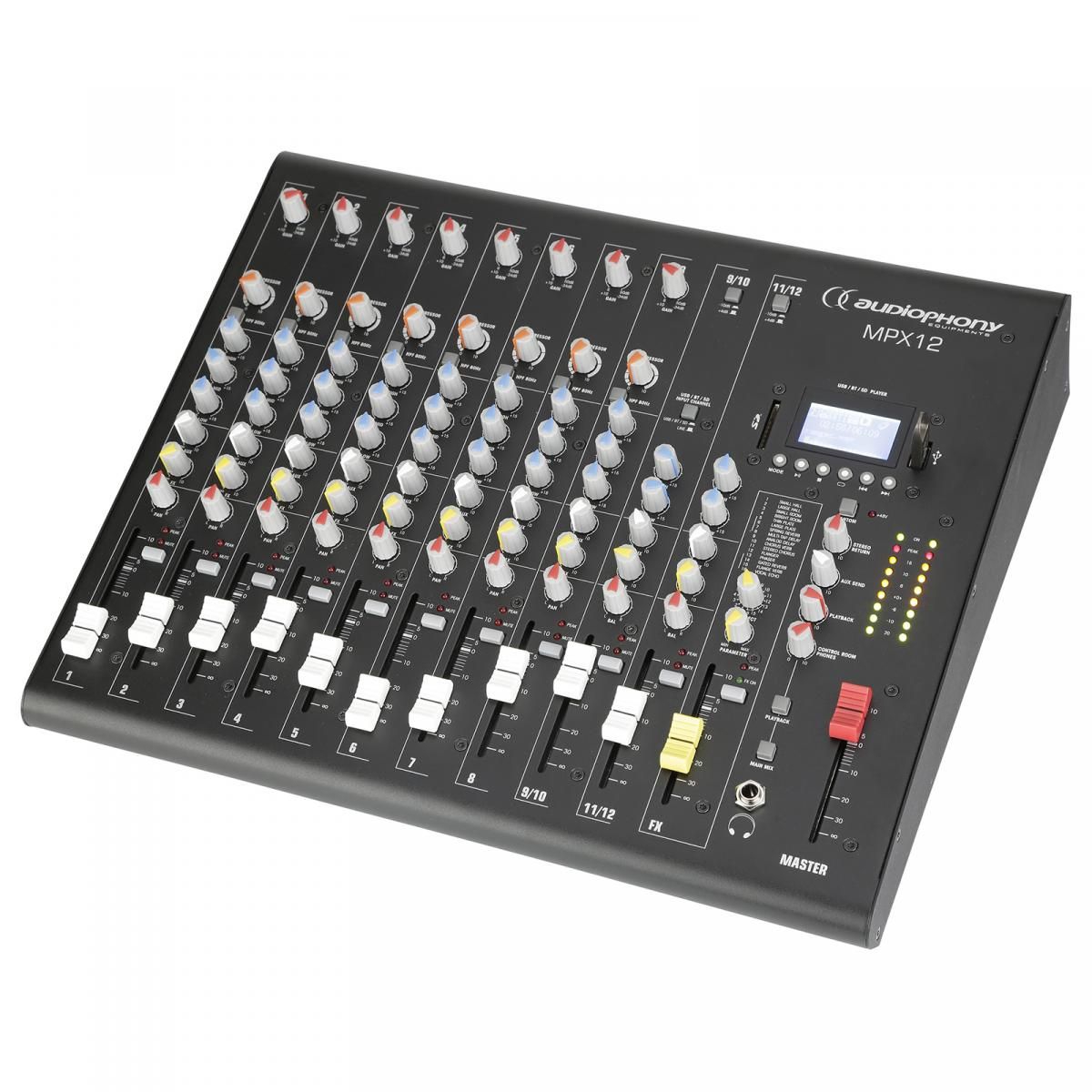 Audiophony MPX12 12-Kanal Mischpult