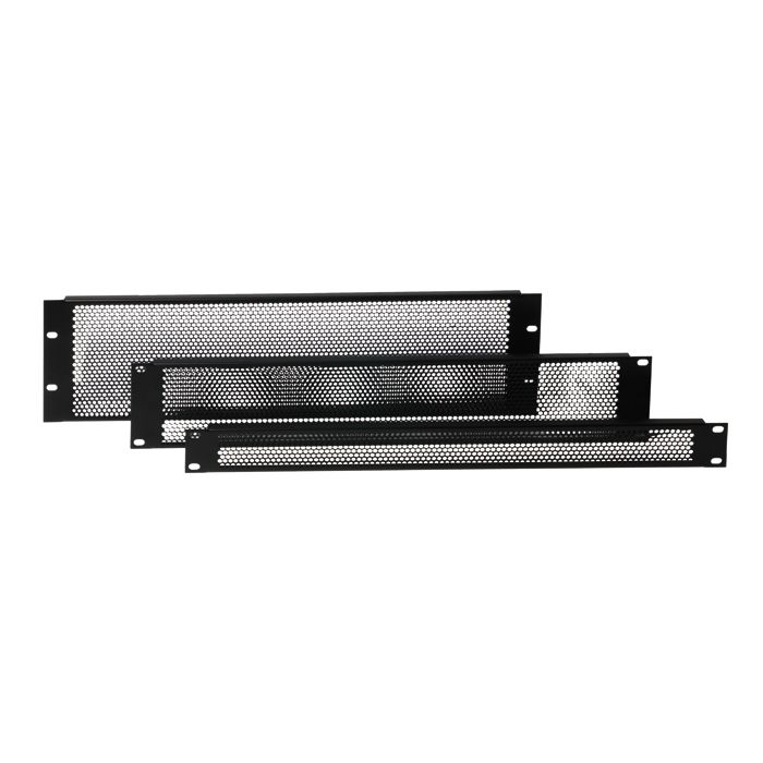 Adam Hall 19 Zoll U-Rackblende 3HE Rundlochung
