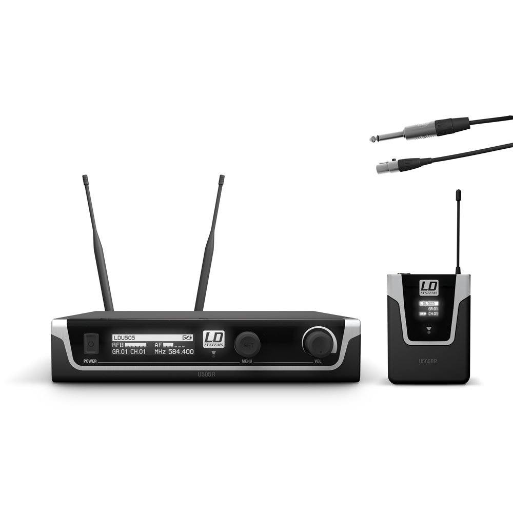 LD Systems U505BPG Funkset: Bodypack+Gitarrenkabel