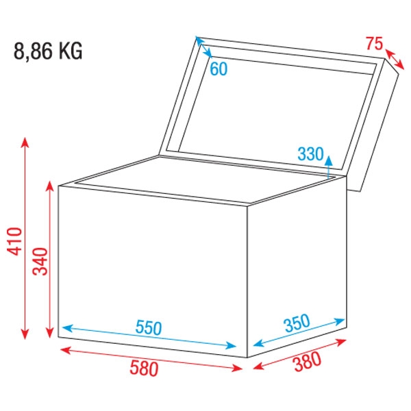 DAP Audio Stack Case 2 - 58x41x38cm