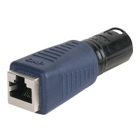 XLR Male 5 pole to RJ45 female