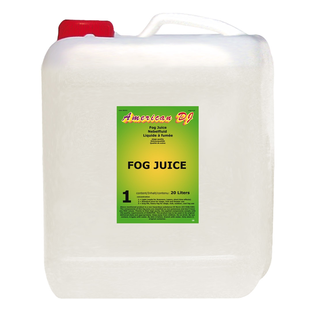 ADJ Fog juice 1 Light 20 Liter