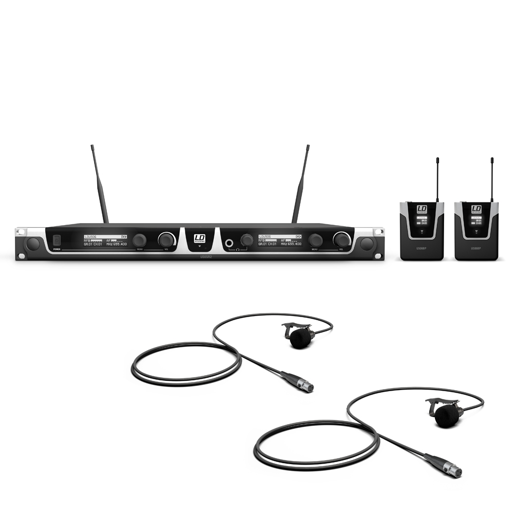 LD Systems U 506 BPL 2 Funkmikrofon System mit 2 x