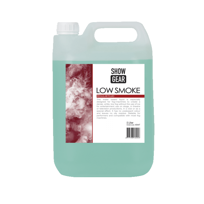 Showtec Low Smoke Fluid 5 L, low fog fluid
