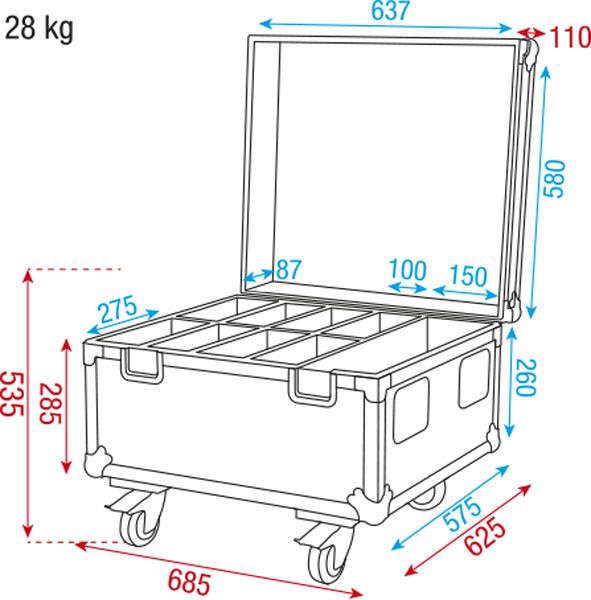 Showtec Compact Par 7 Tri RGB incl. Case