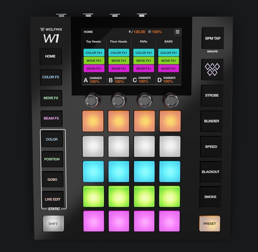Wolfmix W1MK3 Stand Alone DMX Light-Mixer