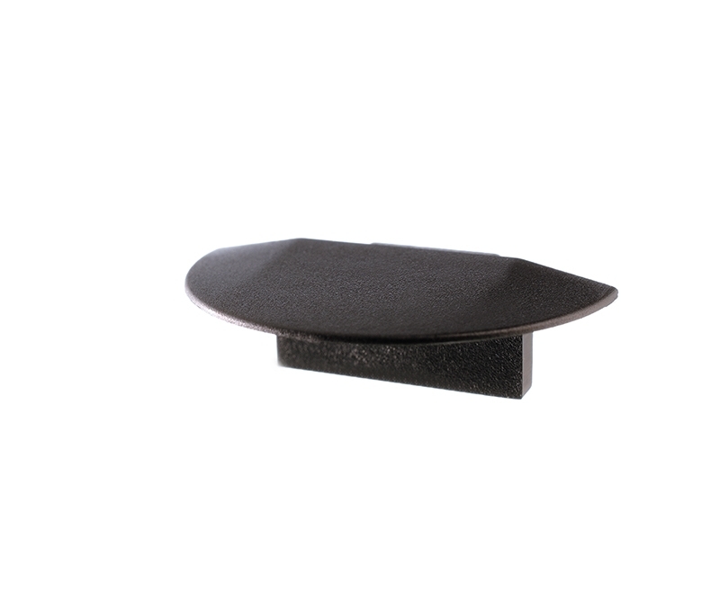 REPROFIL Endkappe P-ET-01-08 schwarz 23mm 2Stk